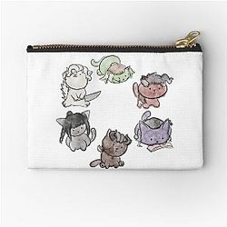Baldur's Gate 3 Watercolor Cats Pouch