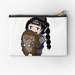 Cute Shadowheart with Owl Bear - Baldur's Gate 3 - DND Zipper Pouch