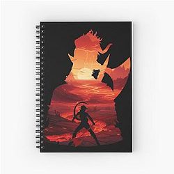 Baldur's Gate 3 - Karlach Negative Illusion Spiral Notebook