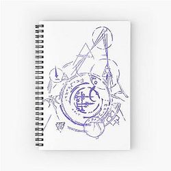 Waypoint Portal Baldur's Gate Spiral Notebook
