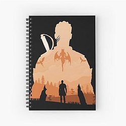 Baldur's Gate 3 - Wyll  Spiral Notebook