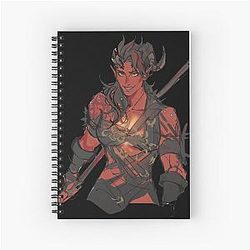 Karlach Baldur's Gate III Character Spiral Notebook