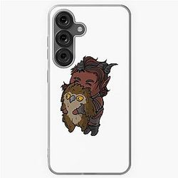Cute Karlach with Owl Bear - Baldur's Gate 3 - DND Samsung Galaxy Soft Case
