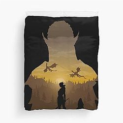 Baldur's Gate 3 - Lae'Zel Negative Illusion Duvet Cover