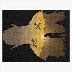 Baldur's Gate 3 - Lae'Zel Negative Illusion Jigsaw Puzzle