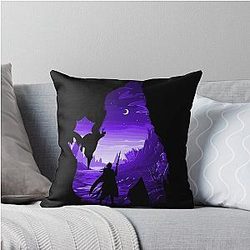 Baldur's Gate 3 Shadowheart Negative Illusion Throw Pillow