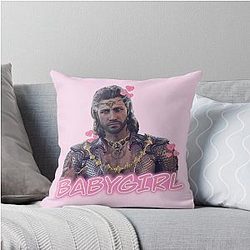 Gale baldur's gate 3 throw pillow