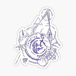 Waypoint portal baldur's gate Sticker