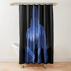 Baldur's Gate 3 - Gale Negative Illusion Shower Curtain
