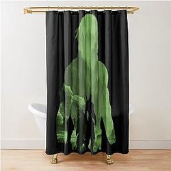 Baldur's Gate 3 - Halsin Negative Illusion Shower Curtain