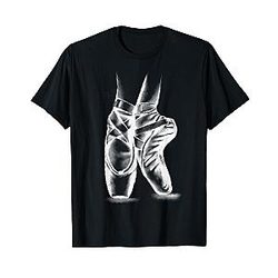 Ballerina Ballet Shoes Shirt | Cool Toe Dancing T-shirt Gift