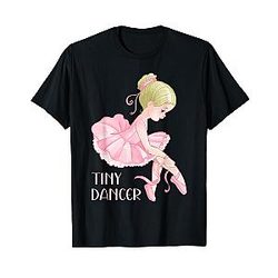 Tiny Dancer Ballerina Girl Ballet Dancing T-Shirt