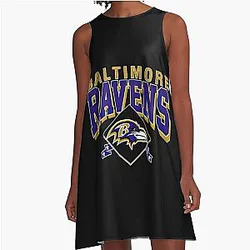 Art Baltimore Ravens A-Line Dress