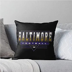Art Baltimore Ravens Throw Pillow