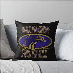 Art Baltimore Ravens Throw Pillow