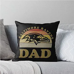 Art Baltimore Ravens Throw Pillow