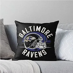 Art Baltimore Ravens Throw Pillow
