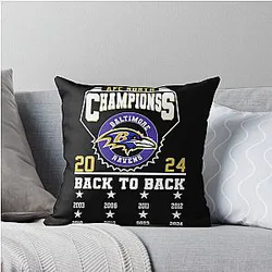Art Baltimore Ravens Throw Pillow