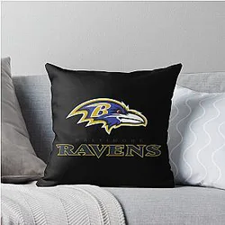 Art Baltimore Ravens Throw Pillow