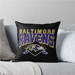 Baltimore Ravens Throw Pillow