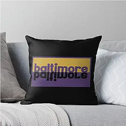 Art Baltimore Ravens Throw Pillow