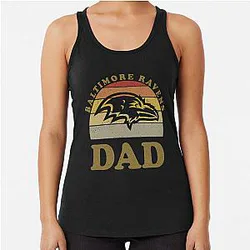 Art Baltimore Ravens Racerback Tank Top