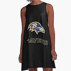 Art Baltimore Ravens A-Line Dress