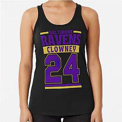 Art Baltimore Ravens Racerback Tank Top