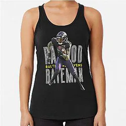 Art Baltimore Ravens Racerback Tank Top