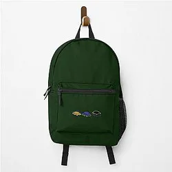 Baltimore Ravens Pattern White Background Backpack