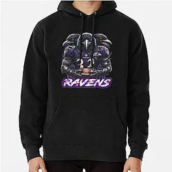 Art Baltimore Ravens Pullover Hoodie