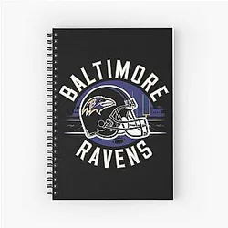 Baltimore Ravens Spiral Notebook