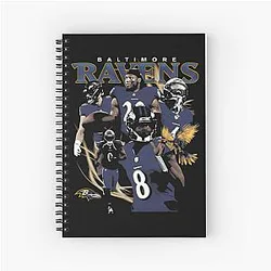 Baltimore Ravens Spiral Notebook