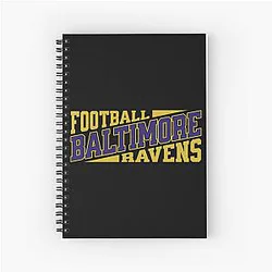Art Baltimore Ravens Spiral Notebook