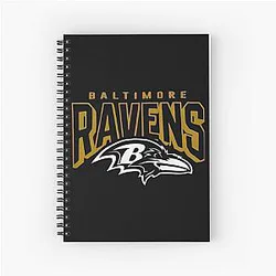 Art Baltimore Ravens Notebook
