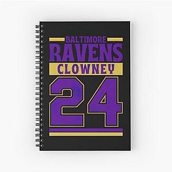 Art Baltimore Ravens Notebook