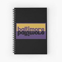 Art Baltimore Ravens Notebook
