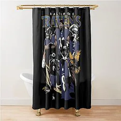 Art - Baltimore Ravens Shower Curtain