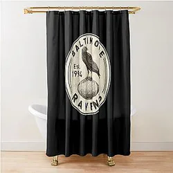 Vintage Baltimore Ravens Shower Curtain