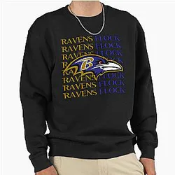 Baltimore Ravens Flock Pullover Sweatshirt