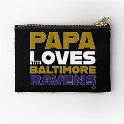 Baltimore Ravens Zipper Pouch