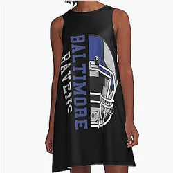 Art Baltimore Ravens A-Line Dress