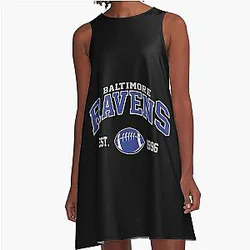 Art Baltimore Ravens A-Line Dress