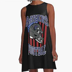 Art Baltimore Ravens A-Line Dress
