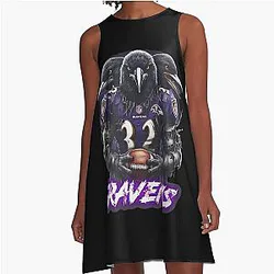 Art Baltimore Ravens A-Line Dress