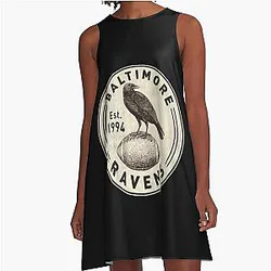 Art Baltimore Ravens A Line Dress