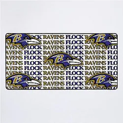 Baltimore Ravens Head Flock Desk Mat