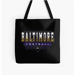 Art Baltimore Ravens All Over Print Tote Bag