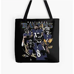 Baltimore Ravens All Over Print Tote Bag