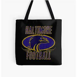 Art Baltimore Ravens All Over Print Tote Bag